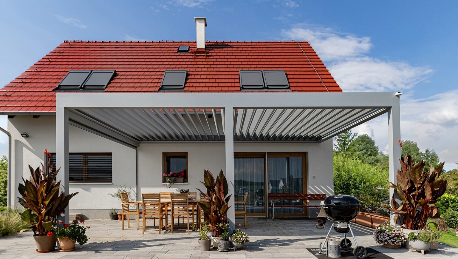 Městec Králové - bioklimatická pergola LAMARK