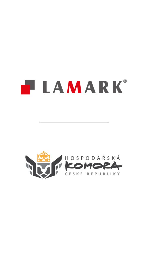 Kompozitní logo LAMARK vs Hospodářská komora České republiky symbolizující nové členství